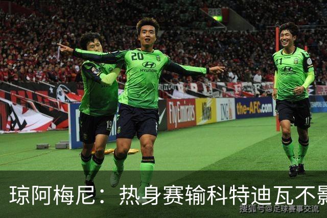 琼阿梅尼：热身赛输科特迪瓦不影响法国，可以说是一次小小的提醒